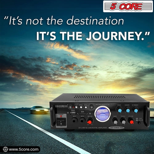 300W Dual Channel Car Audio Amplifier