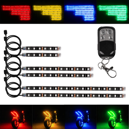 Voice Control LED Car Glow Lights