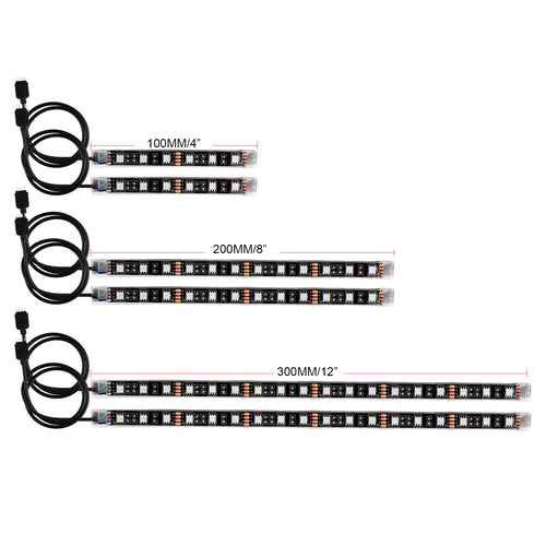 Voice Control LED Car Glow Lights